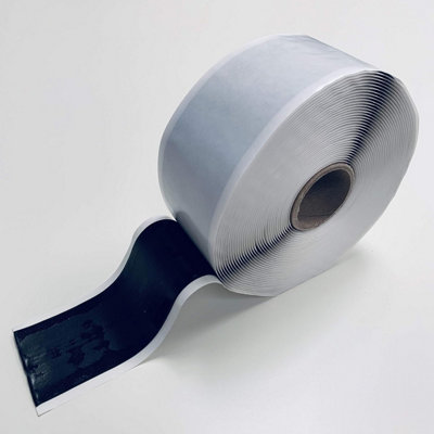 Double Sided Butyl Tape Used For Membrane JointingWaterproofingPond Liner Repair 50mm X 1.5mm X 10M from B&Q