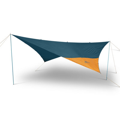 B&Q -  Noah's Tarp 12 ShelterLyons Blue/golden Oak