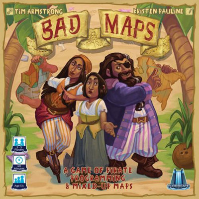 Asmodee Bad Maps - Brand New And Sealed Size 3