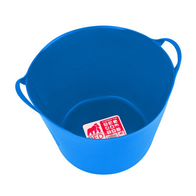 Red GorillaGorilla Tub Large 38LFlexible Heavy-Duty Ldpe Utility Tub For DiyBuilding & Site WorkBlue from B&Q