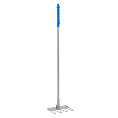 Red Gorilla Tidee RakeHeavy-Duty 4-Prong Rake For StablesYards & Gardens from B&Q