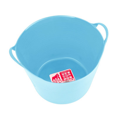 B&Q - Red GorillaGorilla Tub Large 38LFlexible Heavy-Duty Ldpe Utility Tub For DiyBuilding & Site WorkSky Blue
