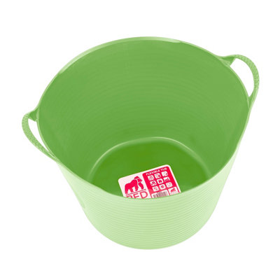 Red GorillaGorilla Tub Large 38LFlexible Heavy-Duty Ldpe Utility Tub For DiyBuilding & Site WorkPistachio from B&Q