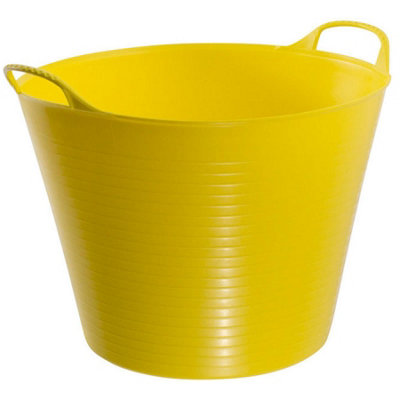Red Gorilla Tubtrug Flexible Tub 14 Litre For Water Food Bucket Small Yellow from B&Q