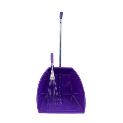 Red GorillaBig Tidee™ Scoop & Rake SetHeavy Duty StableYard & Garden Cleaning ToolLightweight Durable Design from B&Q