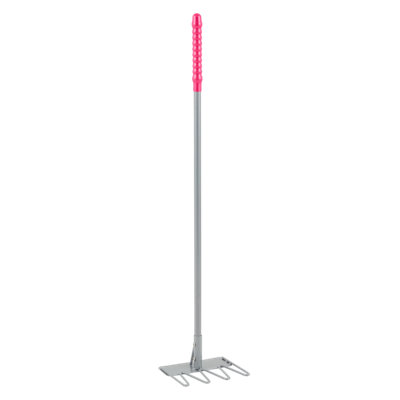 Red Gorilla Tidee RakeHeavy-Duty 4-Prong Rake For StablesYards & Gardens from B&Q