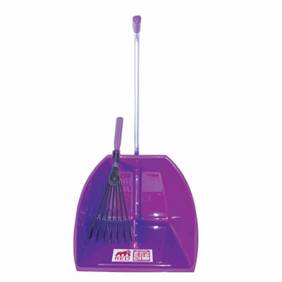 Red GorillaBig Tidee With Short Super RakeHeavy-Duty Yard & Stable Clean-Up Scoop And Rake Set from B&Q