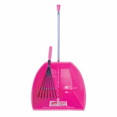Red GorillaBig Tidee With Short Super RakeHeavy-Duty Yard & Stable Clean-Up Scoop And Rake Set from B&Q