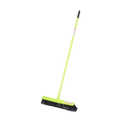 Red Gorilla 50Cm Wide Head Broom With ScraperAnti-ClogWet & Dry Use from B&Q