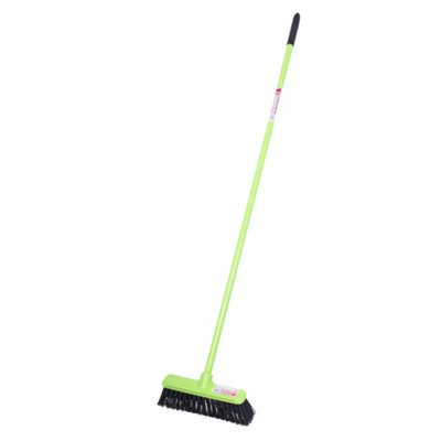 Red Gorilla 30Cm Wide Head Broom With ScraperAnti-ClogWet & Dry Use from B&Q