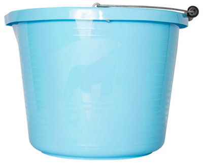 Red GorillaPremium Bucket 15LHeavy-Duty Recyclable Plastic Utility Bucket For DiyBuilding & Home Projects from B&Q