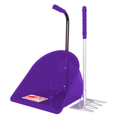 Red Gorilla Teenie Tidee™ With Short Traditional Rake / Purple from B&Q