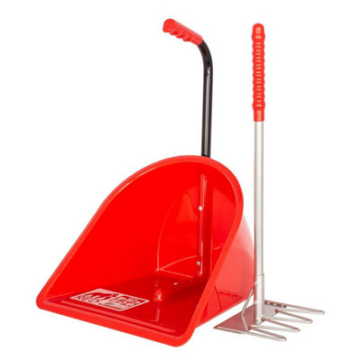 Red Gorilla Teenie Tidee™ With Short Traditional Rake / Red from B&Q