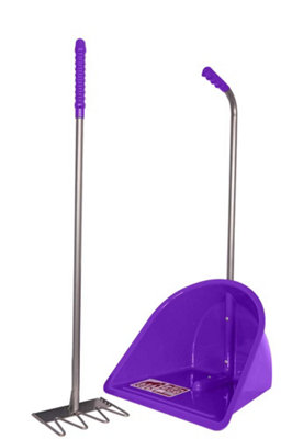 Red Gorilla Traditional Tidee™ Scoop & Rake SetLightweight Yard & Garden Cleaning Tool from B&Q
