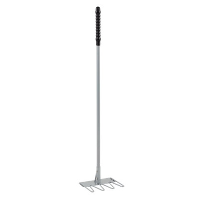 Red Gorilla Tidee RakeHeavy-Duty 4-Prong Rake For StablesYards & Gardens from B&Q