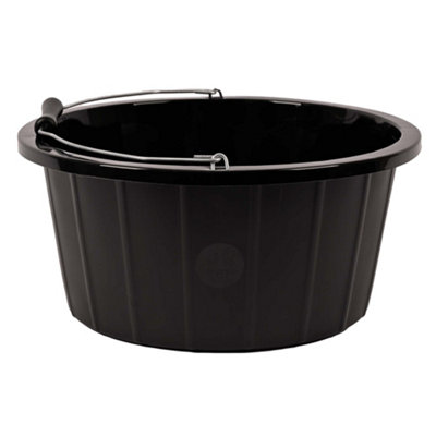 Red GorillaPremium Shallow Bucket 15LHeavy-Duty Recyclable Plastic Utility Bucket For DiyCleaning & General Use from B&Q