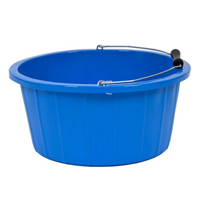 Red GorillaPremium Shallow Bucket 15LHeavy-Duty Recyclable Plastic Utility Bucket For DiyCleaning & General Use from B&Q
