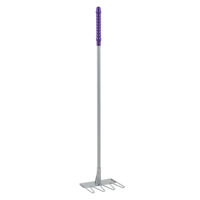Red Gorilla Tidee RakeHeavy-Duty 4-Prong Rake For StablesYards & Gardens from B&Q