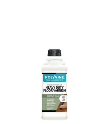 Polyvine Heavy Duty Floor Varnish Dead Flat 2L from B&Q