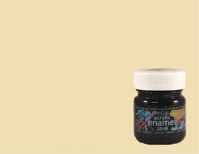 PolyvineAcrylic Enamel Paint20MlIvory from B&Q