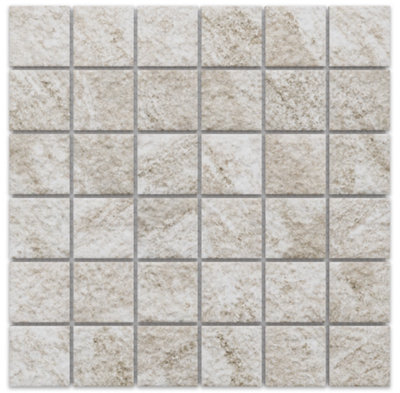 Ilcom Mosaic Tile Sheet In Ceramic On Mesh 30Cm X 30 CmTrentino from B&Q