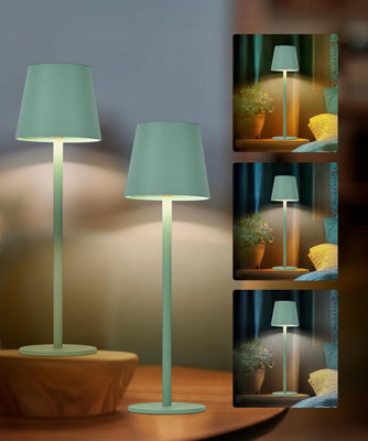 Faithorse Rechargeable Lamp Cordless Table 2 Pack Battery Operated Lamps 5200 Mah Ip 54 Waterproof Wireless With 3-Color Modes from B&Q