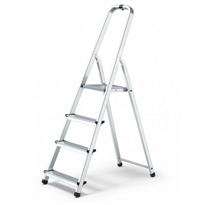 Abbey Aluminium Platform Step Ladder4 Tread