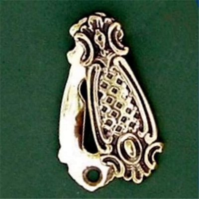 Castelion Brass Lattice Key Escutcheon from B&Q