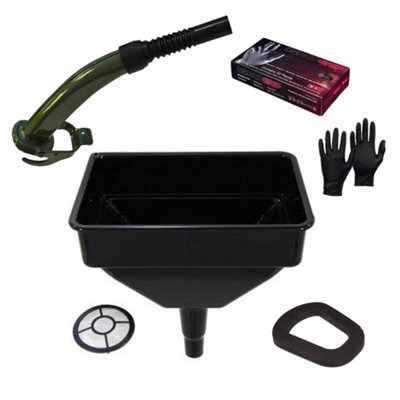 PegdevPdlJerry Can Accessory BundleMetal SpoutReplacement SealFunnel & Nitrile GlovesPremium Tools For Refuelling from B&Q