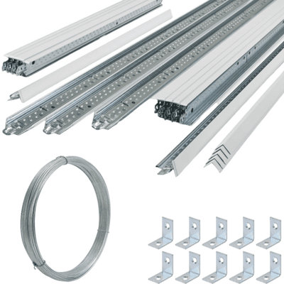 10M2 White Suspended Ceiling Grid System 600X600 Ceiling Expert Ltd from B&Q