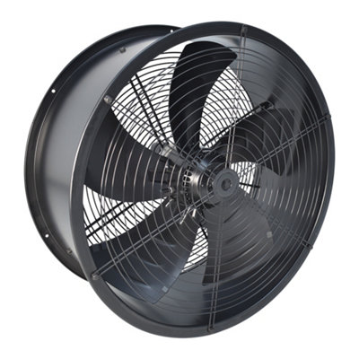 Darphe Industrial Wall Mount  Black Exhaust Fan,5 Blade ,quiet-66.8Cm Dia from B&Q