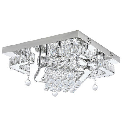 Darphe 50W Led Crystal Ceiling LightWhite Light from B&Q