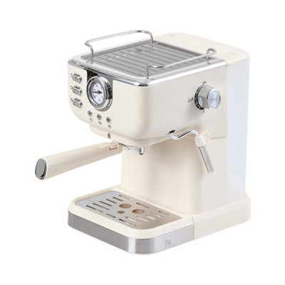 Komore Vintage Espresso Machine,one Touch Countertop Coffee Maker from B&Q