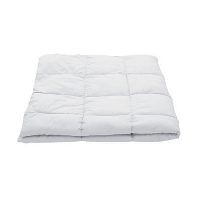 Darphe White King Size Down Alternative Quilted Duvet Insert With Corner Tabs 230 X 220Cm from B&Q