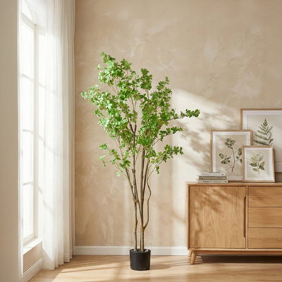 Darphe 180Cm Green Artificial Enkianthus Tree Potted Plant Home Decoration