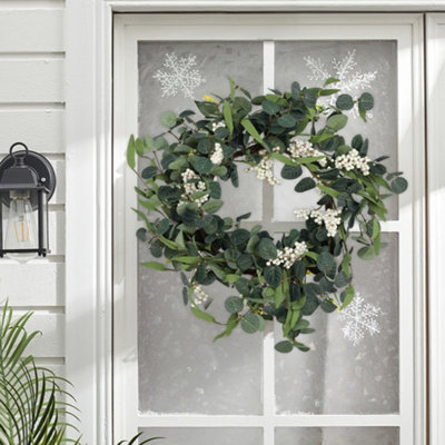 Darphe 55Cm Handmade Artificial Eucalyptus Wreath For Door Hanging from B&Q