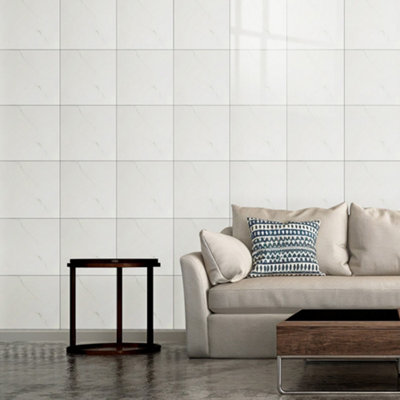 Darphe 10 Pieces Self Adhesive Marble Wallpapers from B&Q