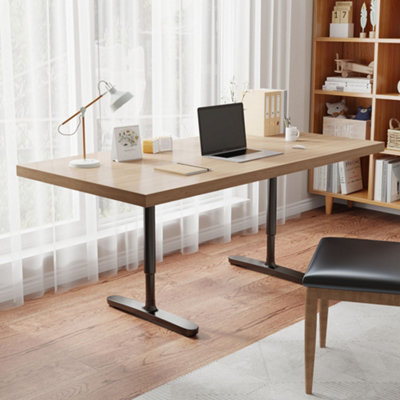 Darphe Black Adjustable Height Table Legs With Table Underframe from B&Q
