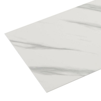 Darphe 10 Pieces Marble Look Peel And Stick Tiles For Kitchen And Bathroom 60 Centimeters Long By 30 Centimeters Wide from B&Q