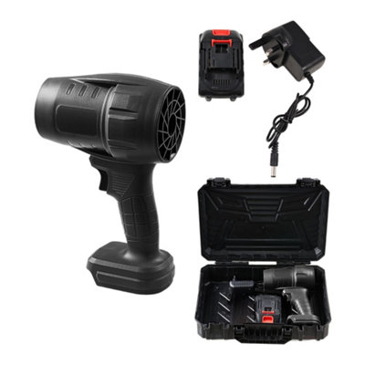 B&Q -  30000Rpm Portable Handheld Leaf Blower With 1 Rechargeable Battery