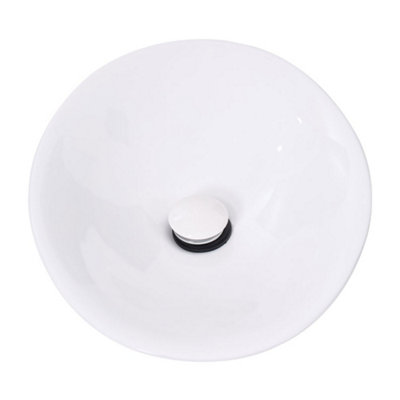 Darphe Bathroom Ceramic Countertop Washbasin With Waste Kit from B&Q