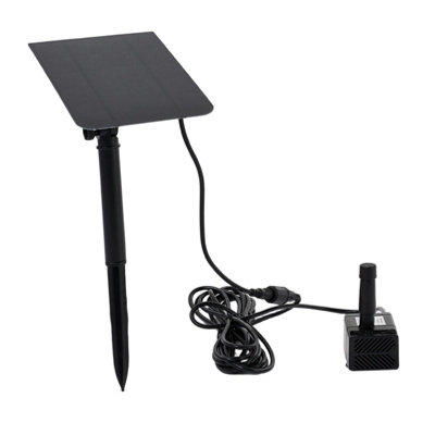 Breeins Solar Panel Powered Water Feature Pump 2.5W Solar Fountain Pump from B&Q