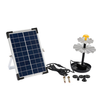 Breeins Solar Panel Powered Water Feature Pump 6W Solar Fountain Pump from B&Q