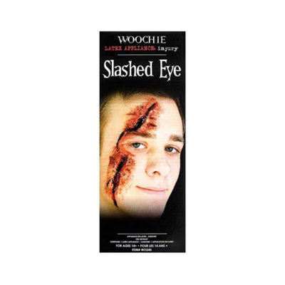 Woochie Slashed Eye Latex Appliance For Halloween from B&Q