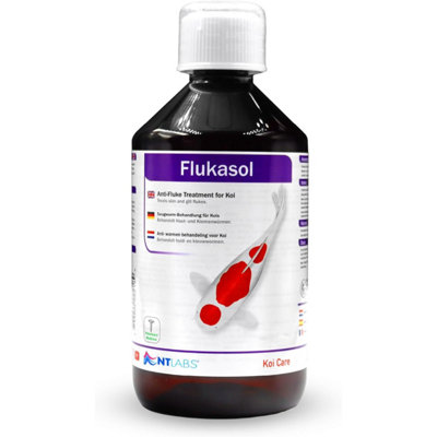 Nt Labs Flukasol Fluke Treatment Eradicate Gill & Body Flubendazole Pond 250Ml from B&Q