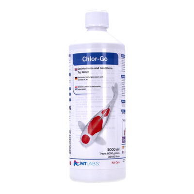 Nt Labs Chlor-Go Tap Water Chlorine Remover Aqua Safe Garden Pond Fish Koi Carp 1L from B&Q