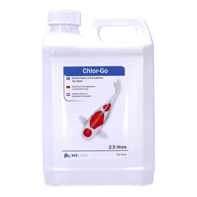Nt Labs Chlor-Go Tap Water Chlorine Remover Aqua Safe Garden Pond Fish Koi Carp 2.5L from B&Q