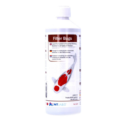 Nt Labs Koi Care Filter Bugs 1LEnhance Pond Health & Clarity from B&Q
