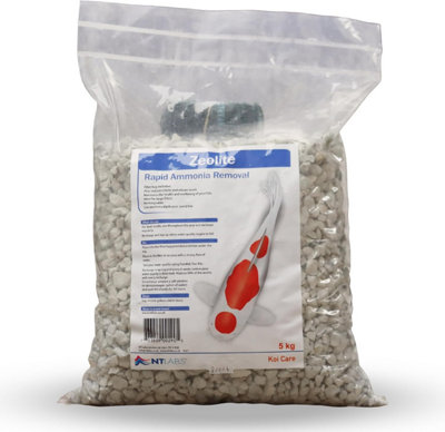 Nt Labs Zeolite 5Kg Inc- Fliter Media Bag Ammonia Remover Koi Pond Fish Goldfish from B&Q