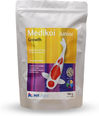 B&Q -  Medikoi Growth 4mm Pellet Koi Fish Food Garden Pond 700G